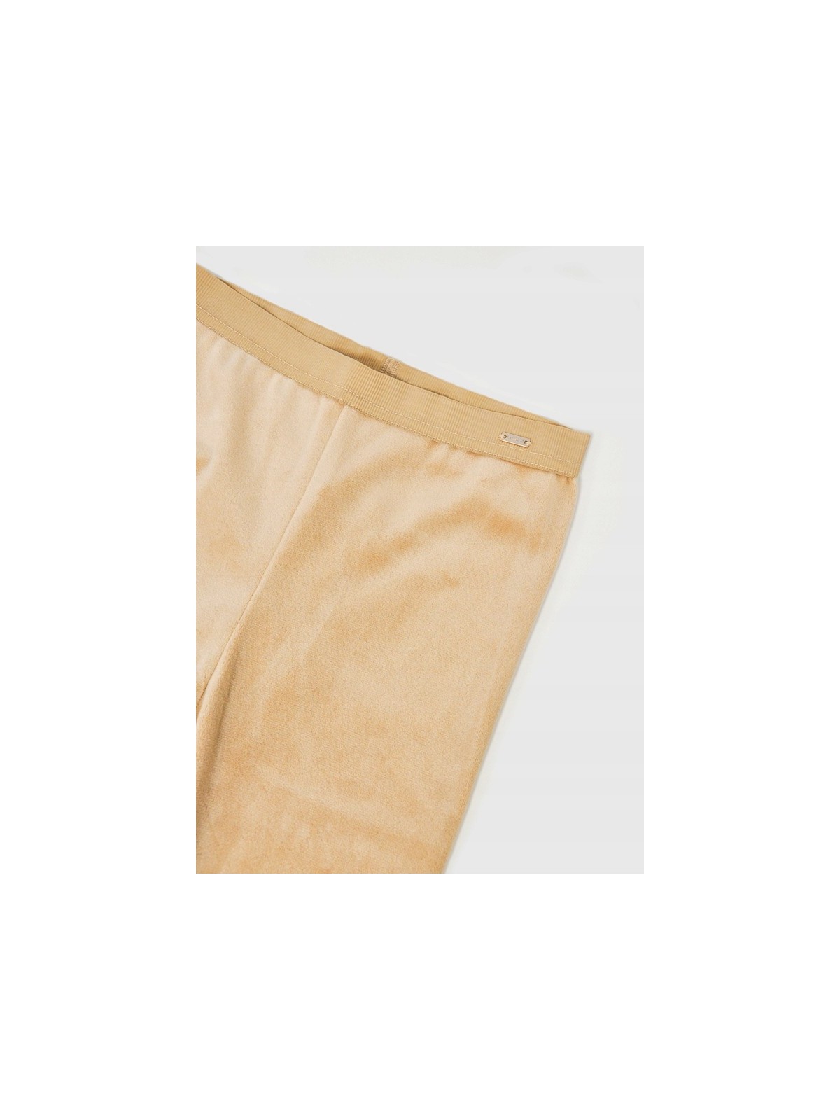 MAYORAL SPODNIE LEGINSY DLA DZIEWCZYNKI WELUR BEŻ 712/58