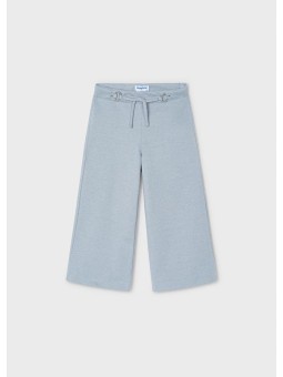 MAYORAL SPODNIE MATERIAŁOWE SZEROKIE NIEBIESKI  4585/49