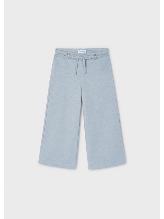 MAYORAL SPODNIE MATERIAŁOWE SZEROKIE NIEBIESKI  4585/49