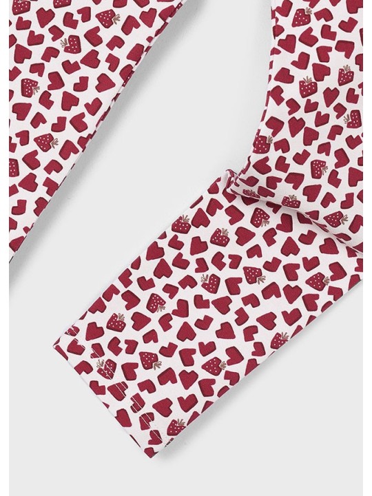 MAYORAL SPODNIE LEGINSY DLA DZIEWCZYNKI TRUSKAWKI 4716/10