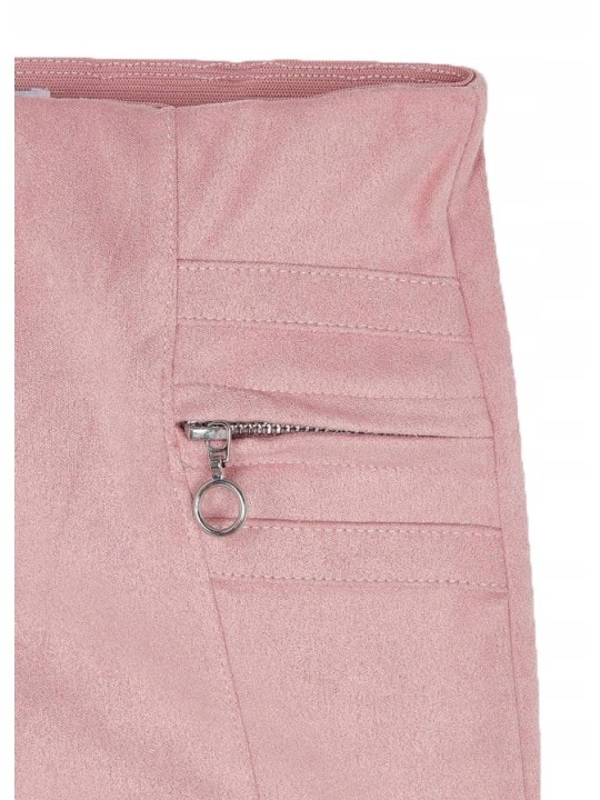 MAYORAL SPODNIE LEGINSY DLA DZIEWCZYNKI RÓŻ  ZAMSZ 4734/78