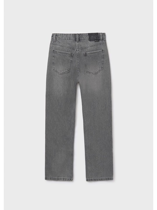 MAYORAL SPODNIE JEANSY SZEROKIE SZARE 7574/75