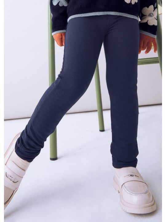 MAYORAL SPODNIE MATERIAŁOWE  DLA DZIEWCZYNKI GRANAT 511/38