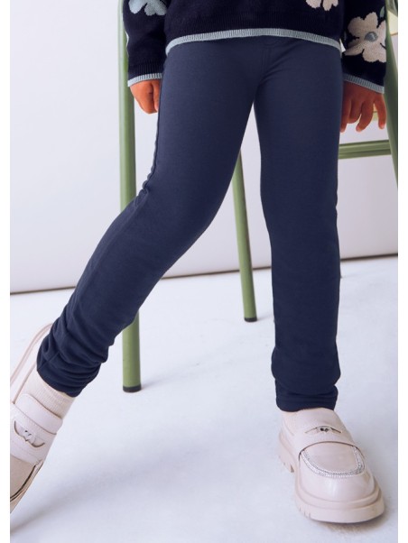 MAYORAL SPODNIE MATERIAŁOWE  DLA DZIEWCZYNKI GRANAT 511/38