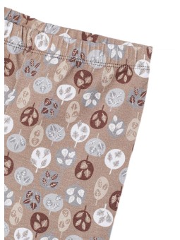 MAYORAL SPODNIE LEGINSY DLA DZIEWCZYNKI BRĄZ BEŻ WZORY 4764/95