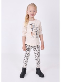 MAYORAL SPODNIE LEGINSY DLA DZIEWCZYNKI WZORY  4784/36