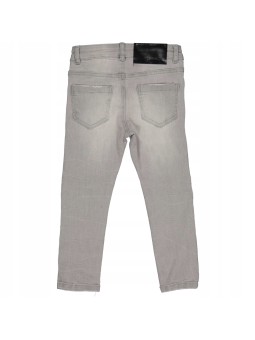 TRYBEYOND BIRBA SPODNIE JEANS SZARE KRYSZTAŁKI 999 52997 00 40L