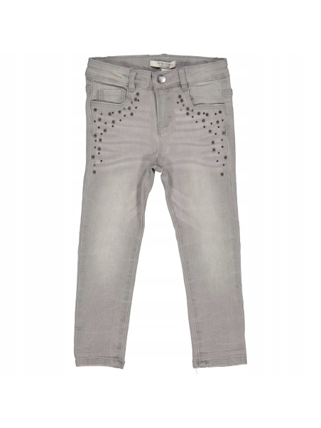 TRYBEYOND BIRBA SPODNIE JEANS SZARE KRYSZTAŁKI 999 52997 00 40L