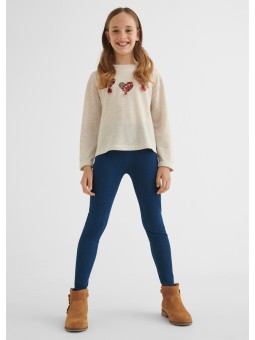 MAYORAL SPODNIE LEGINSY  DLA DZIEWCZYNKI GRANAT 7734/80