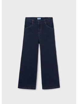 MAYORAL SPODNIE JEANSY SZEROKIE DZWONY GRANATOWE 7573/94