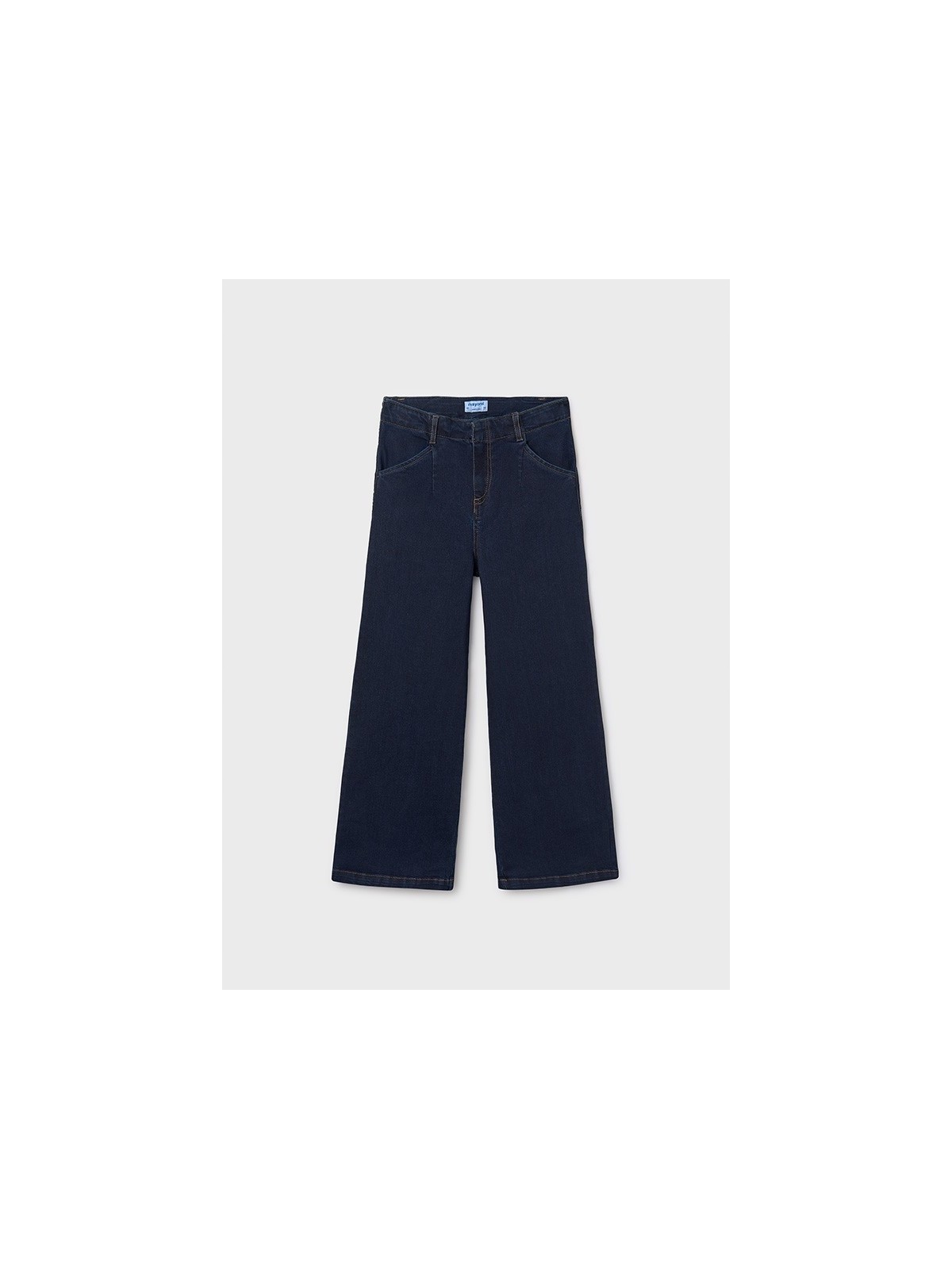 MAYORAL SPODNIE JEANSY SZEROKIE DZWONY GRANATOWE 7573/94