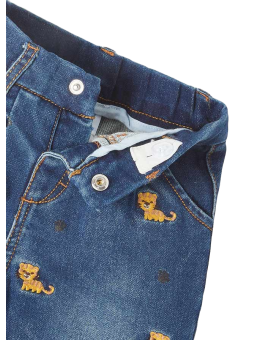 MAYORAL BABY SPODNIE JEANS SLOUCHY DLA DZIEWCZYNKI HAFTY 1517/5