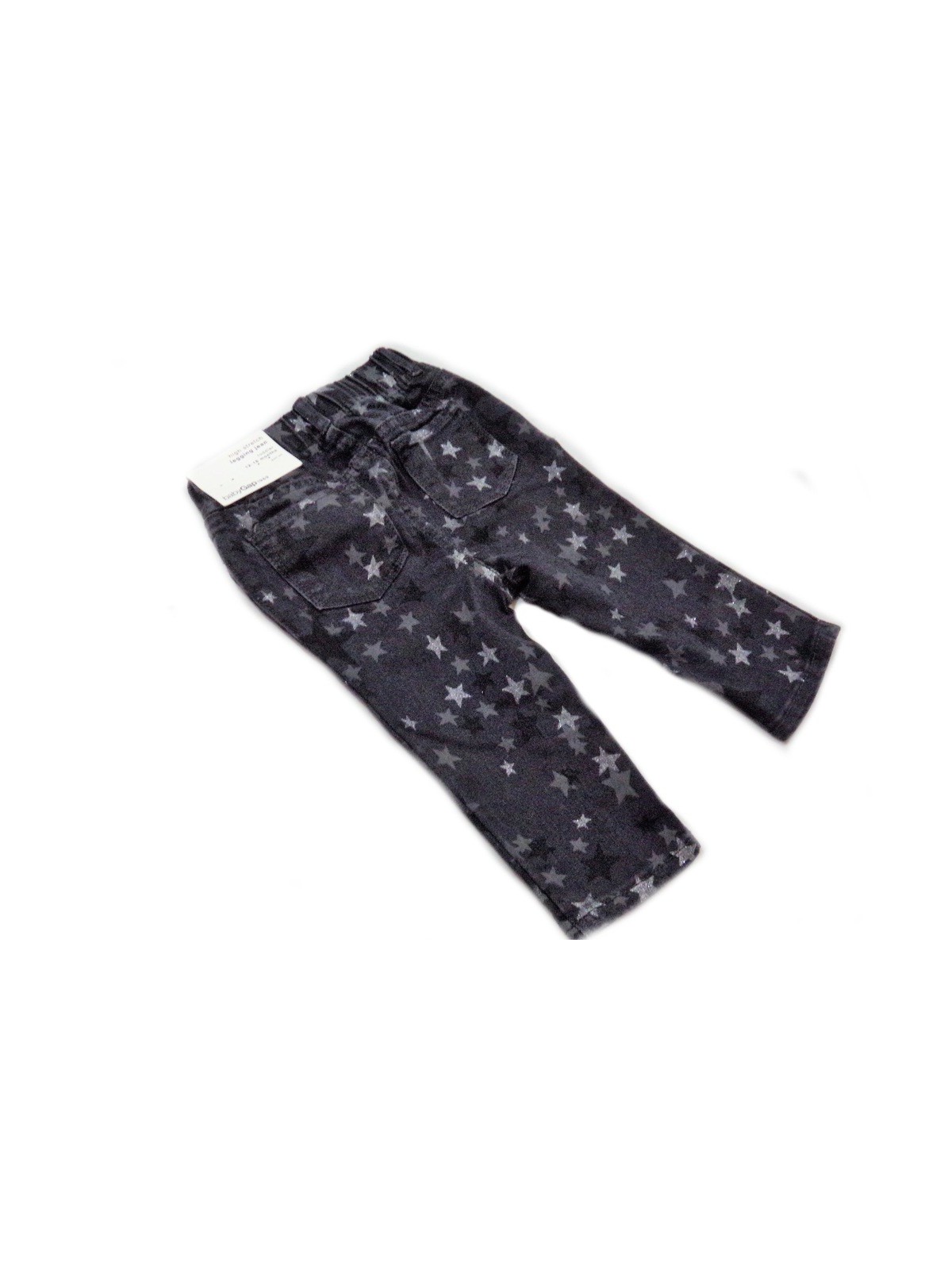 GAP SPODNIE JEANS DLA DZIEWCZYNKI SZARE W GWIAZDKI GAP1969