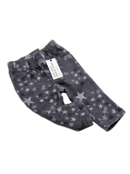 GAP SPODNIE JEANS DLA DZIEWCZYNKI SZARE W GWIAZDKI GAP1969