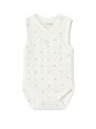 MAYORAL NEWBORN BODY NA NARAMKACH KREM W BEŻOWE GWIAZDKI 1747