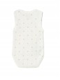 MAYORAL NEWBORN BODY NA NARAMKACH KREM W BEŻOWE GWIAZDKI 1747