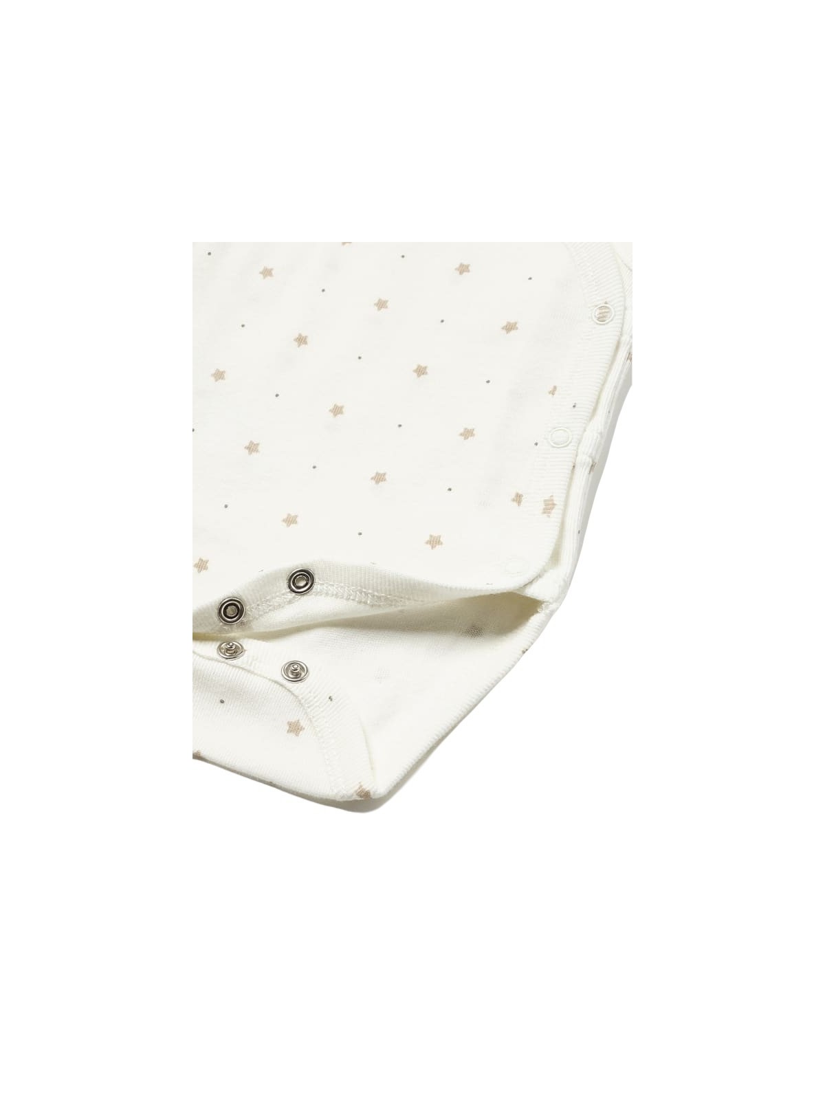 MAYORAL NEWBORN BODY NA NARAMKACH KREM W BEŻOWE GWIAZDKI 1747