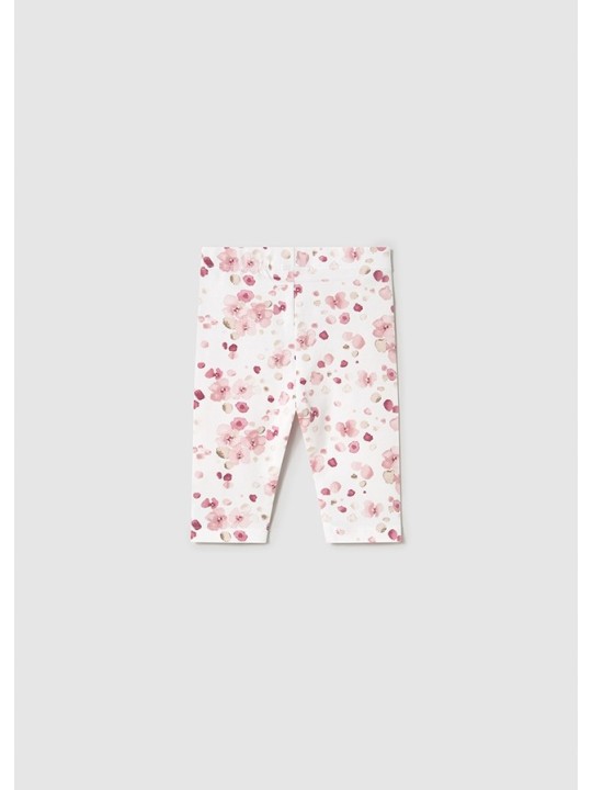 MAYORAL NEWBORN KOMPLET DRES BOLERKO ROZPINANE KOSZULKA NA KRÓTKI RĘKAW LEGINSY W KWIATKI 1761/82