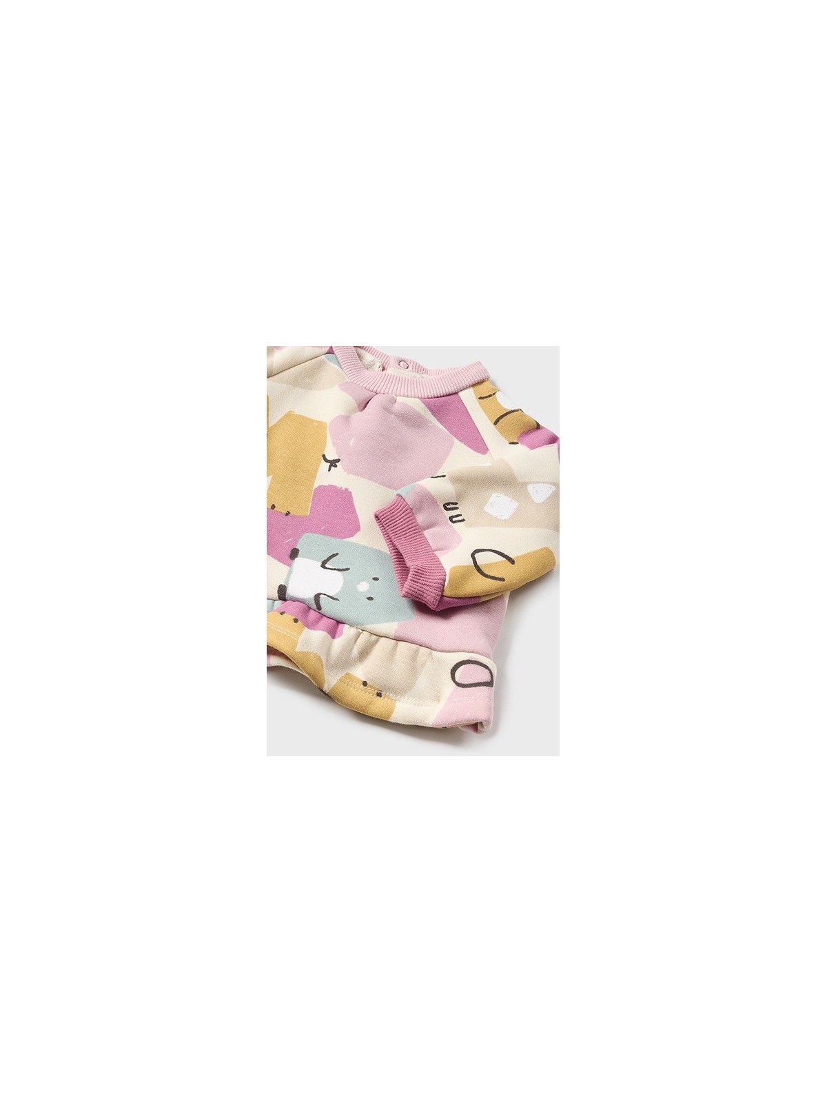 MAYORAL NEWBORN KOMPLET BLUZA WZORY SPODNIE JEANS 2598/36