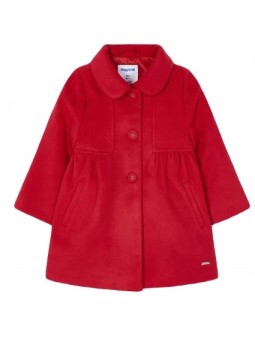 MAYORAL PŁASZCZ DLA DZIEWCZYNKI CZERWONY  4482/77