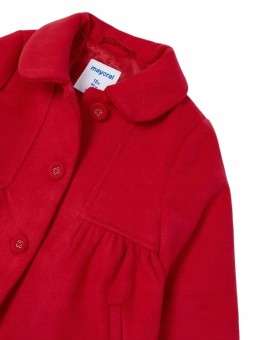 MAYORAL PŁASZCZ DLA DZIEWCZYNKI CZERWONY  4482/77