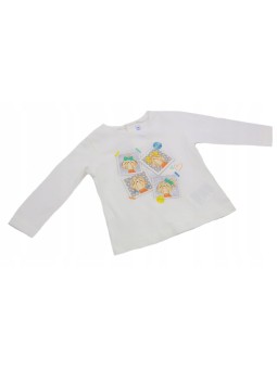 MAYORAL BLUZKA  DZIEWCZYNKA BABY KREMOWA NADRUK  PIESKI 2057/82